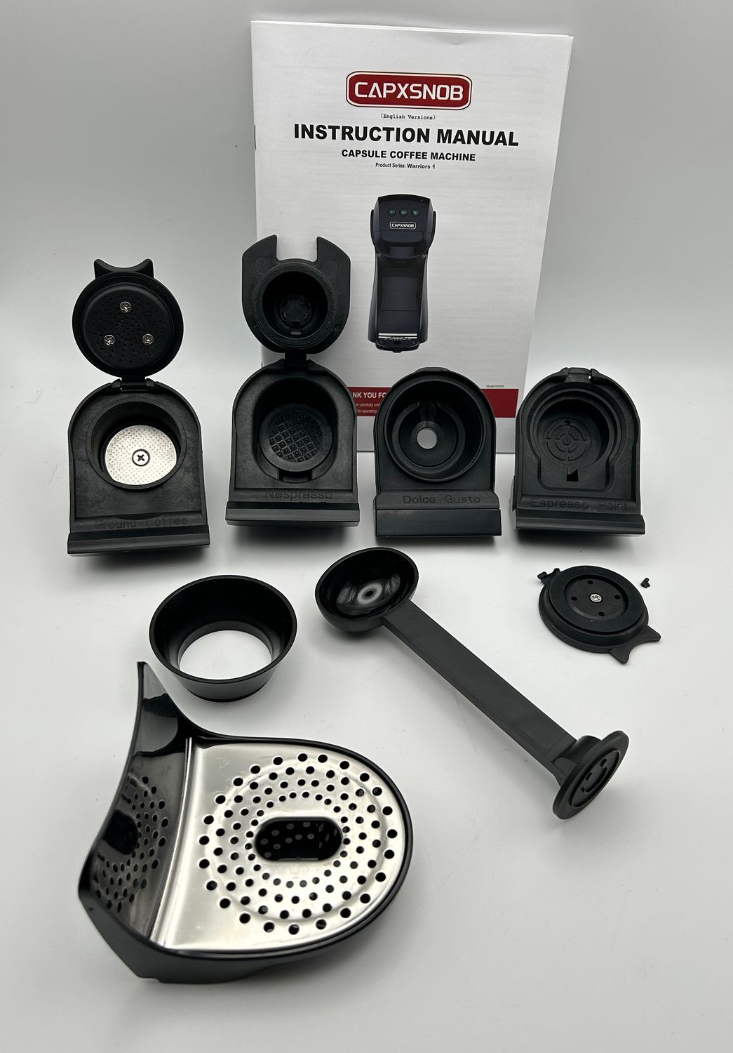 Warriors1 5-w-1 Ekspres kapsułkowy для Nespresso, Dolce Gusto, Lavazza