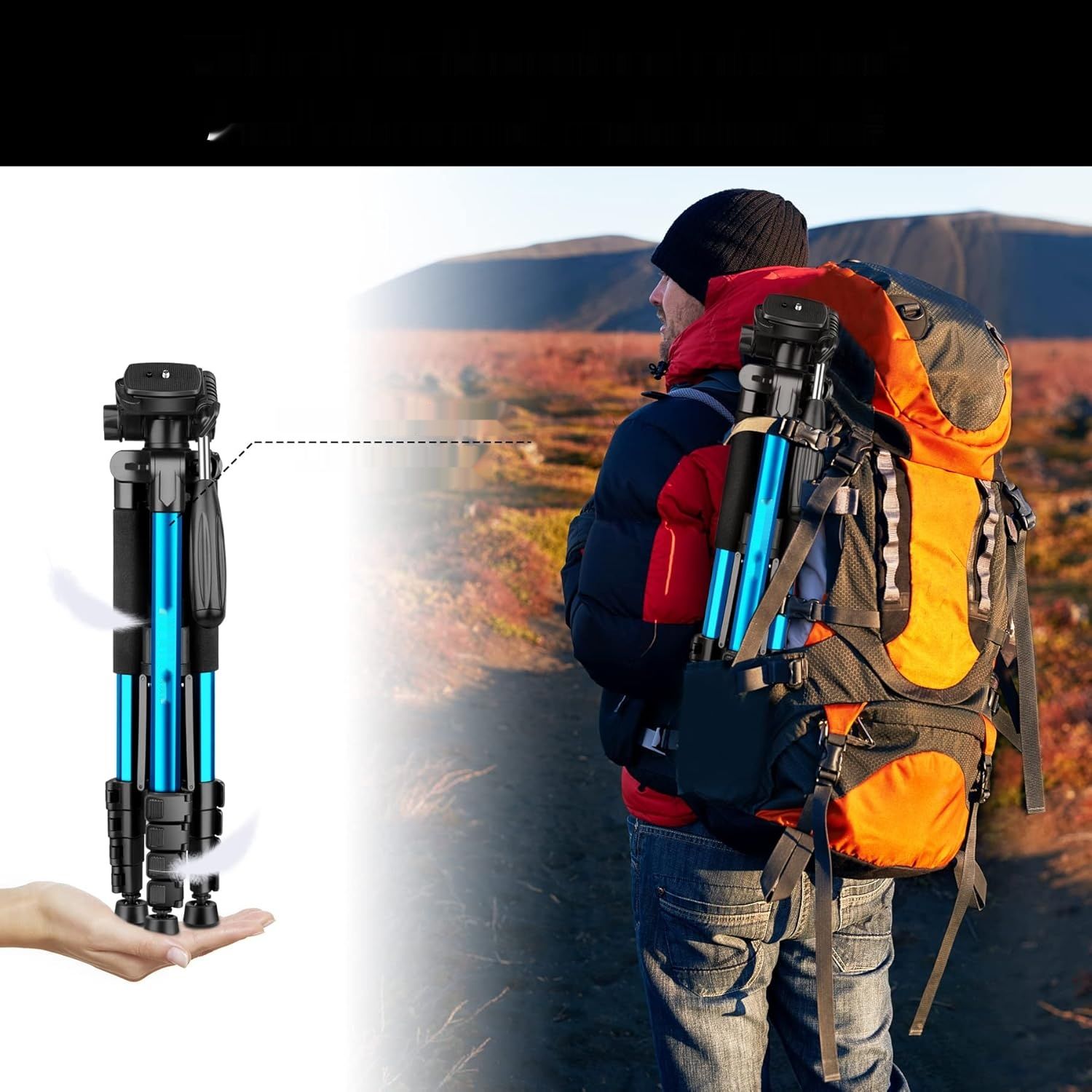 Victiv 182 cm statyw aluminiowy monopod T72