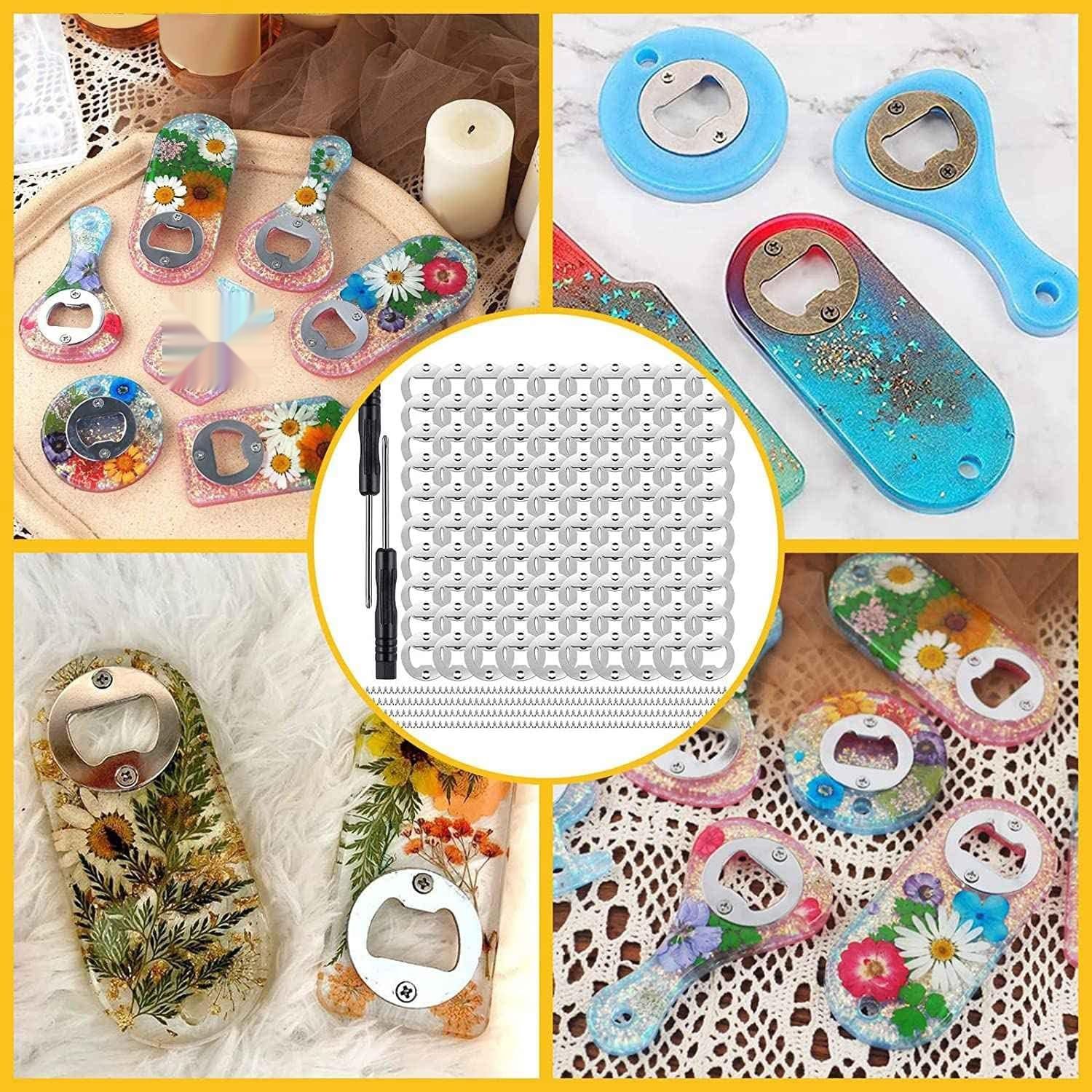 Zestaw 100 wkładów do piekarnika do butelek, metalowy uchwyt do butelek