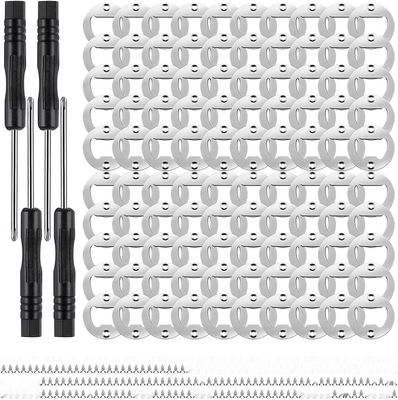 Zestaw 100 wkładów do piekarnika do butelek, metalowy uchwyt do butelek