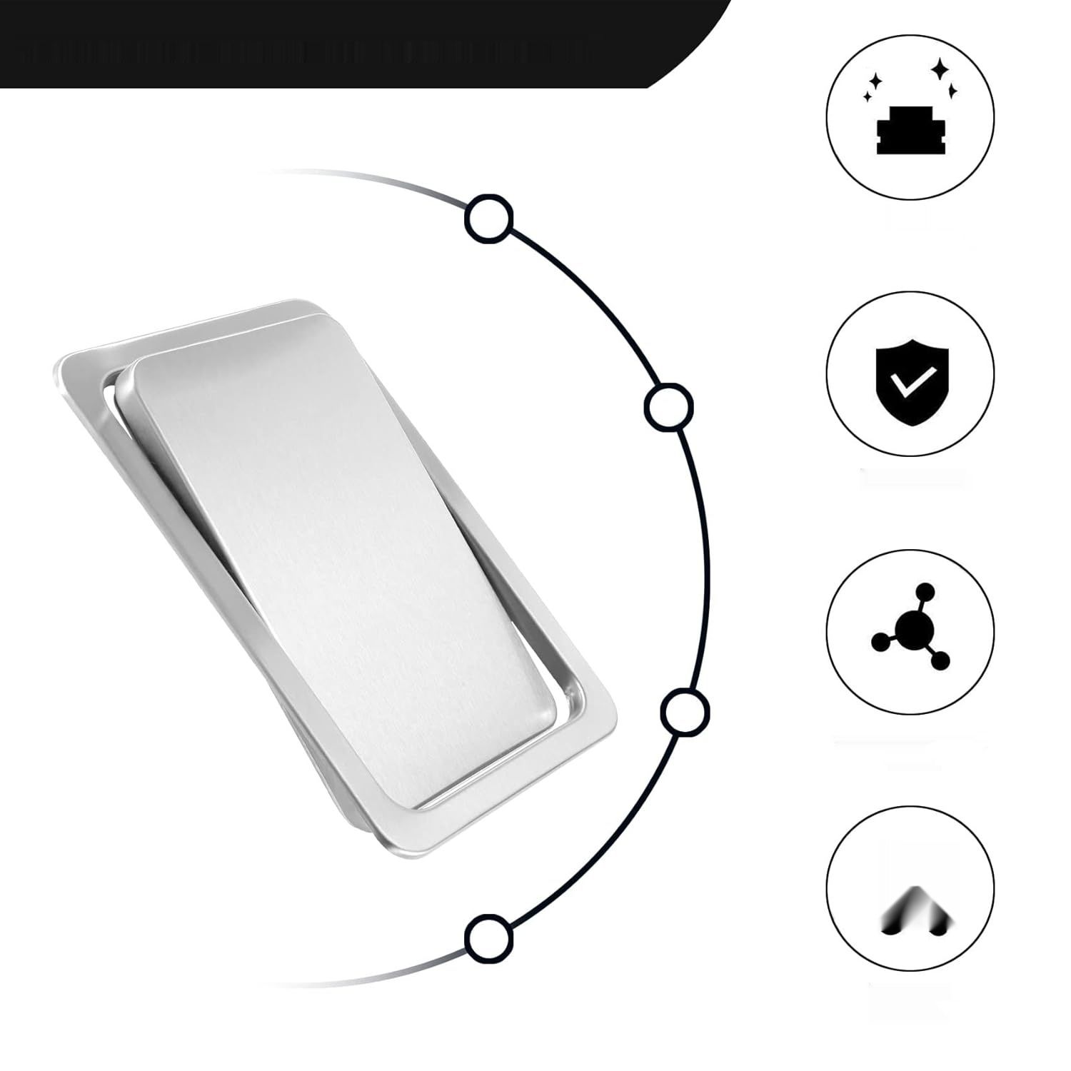 Caapmony Klapka pokrywy do kosza na śmieci