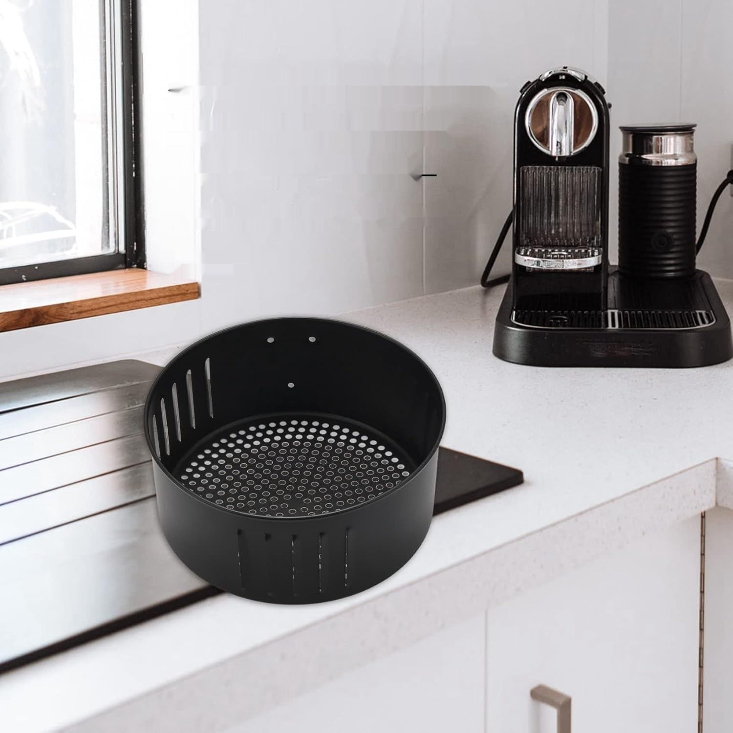 Kosz do frytkownicy, żeliwny, 3,5 l do frytkownic powietrznych.