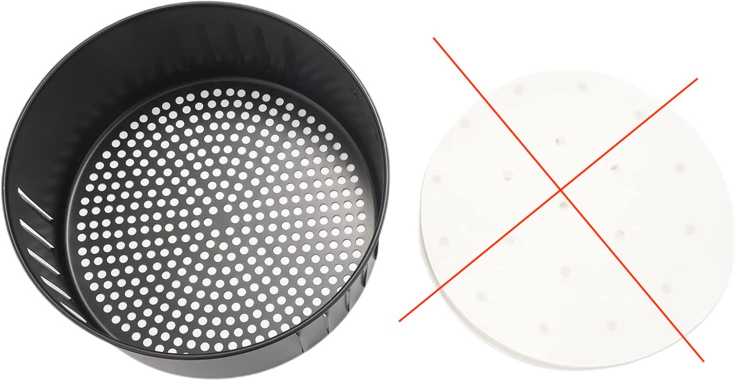 Kosz do frytkownicy, żeliwny, 3,5 l do frytkownic powietrznych.