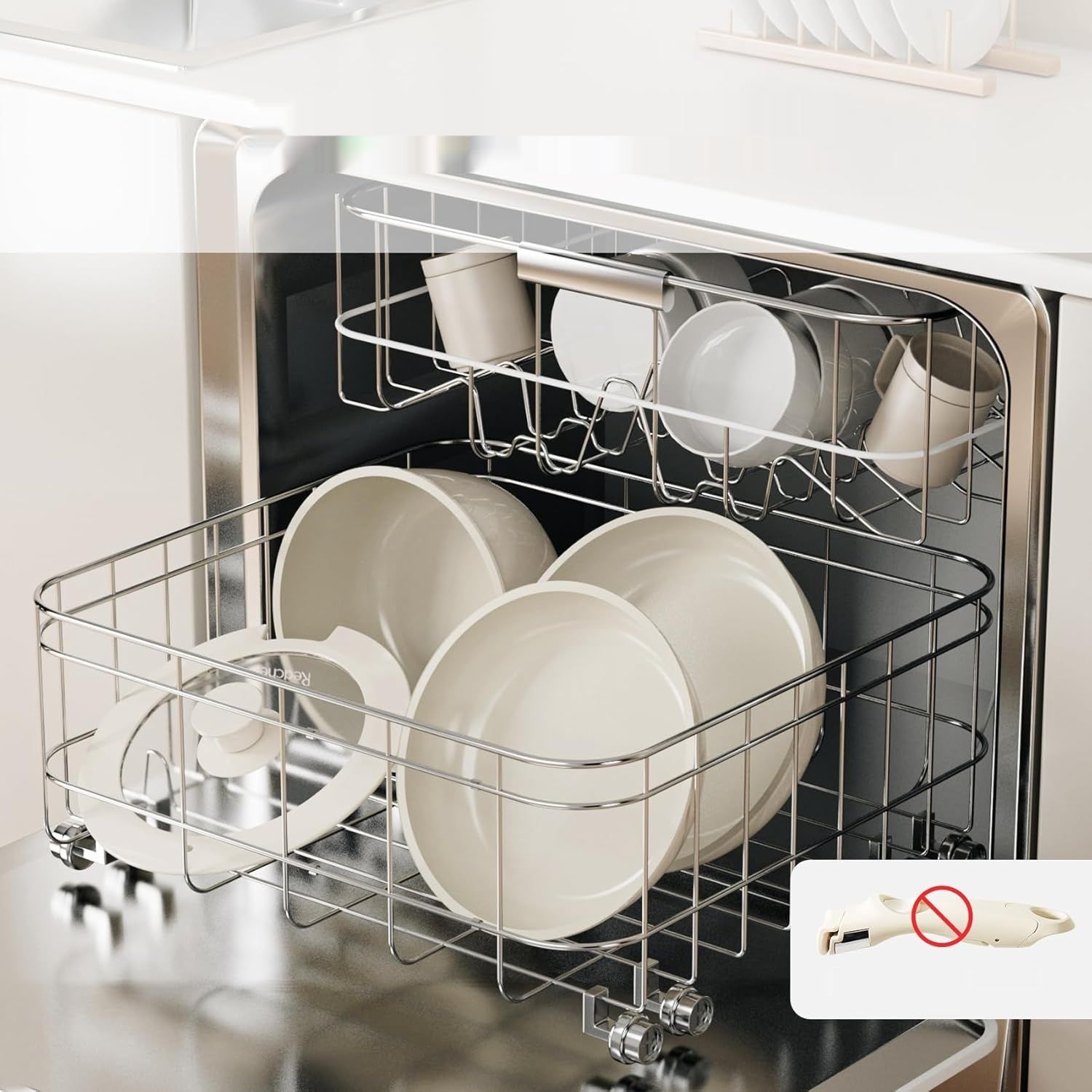 Redchef Ceramiczne Rondle i Patelnia - Naczynia na Indukcję