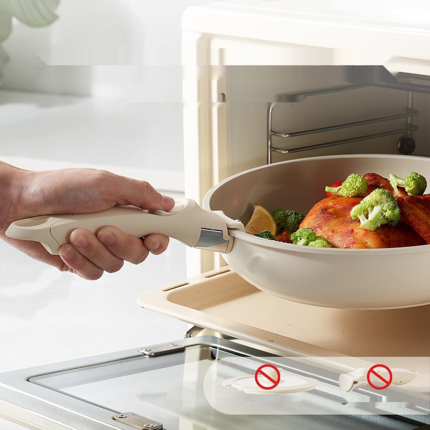 Redchef Ceramiczne Rondle i Patelnia - Naczynia na Indukcję