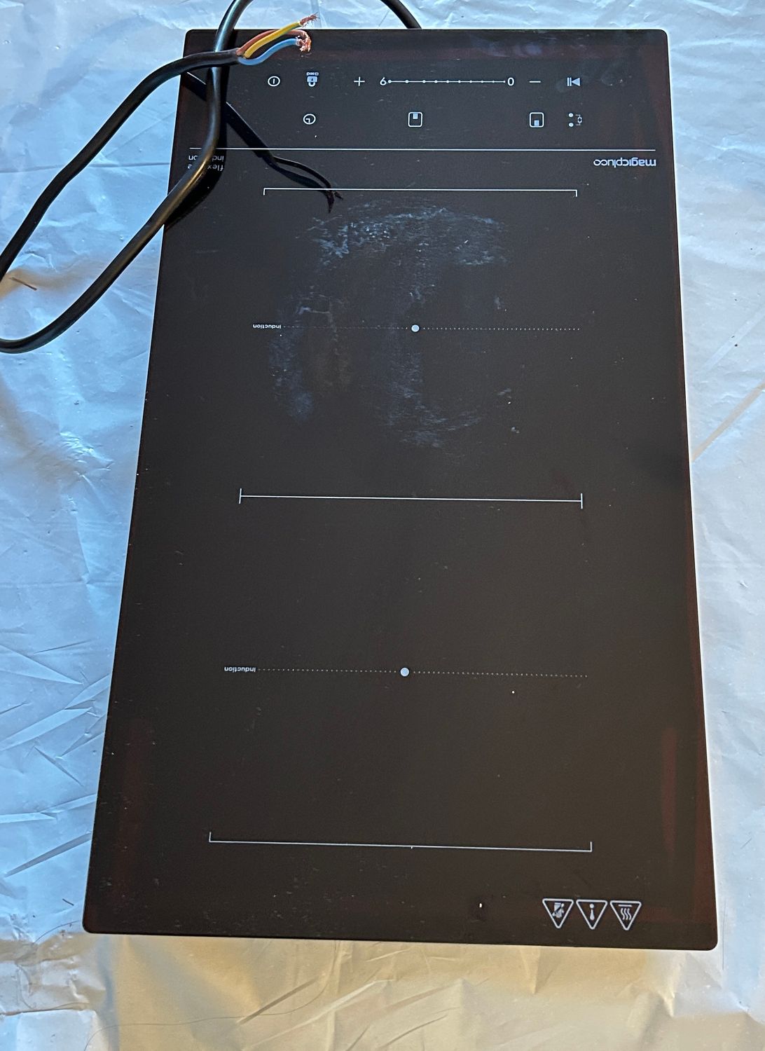 magicplux Płyta indukcyjna 29cm, 2 palniki, 9 poziomów, 3500W