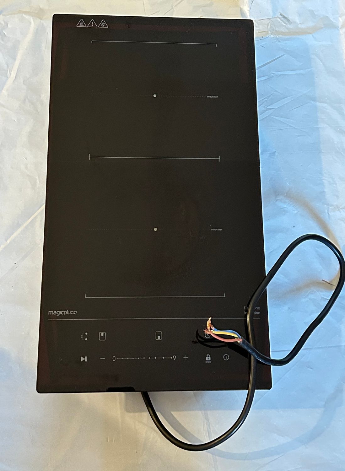 magicplux Płyta indukcyjna 29cm, 2 palniki, 9 poziomów, 3500W