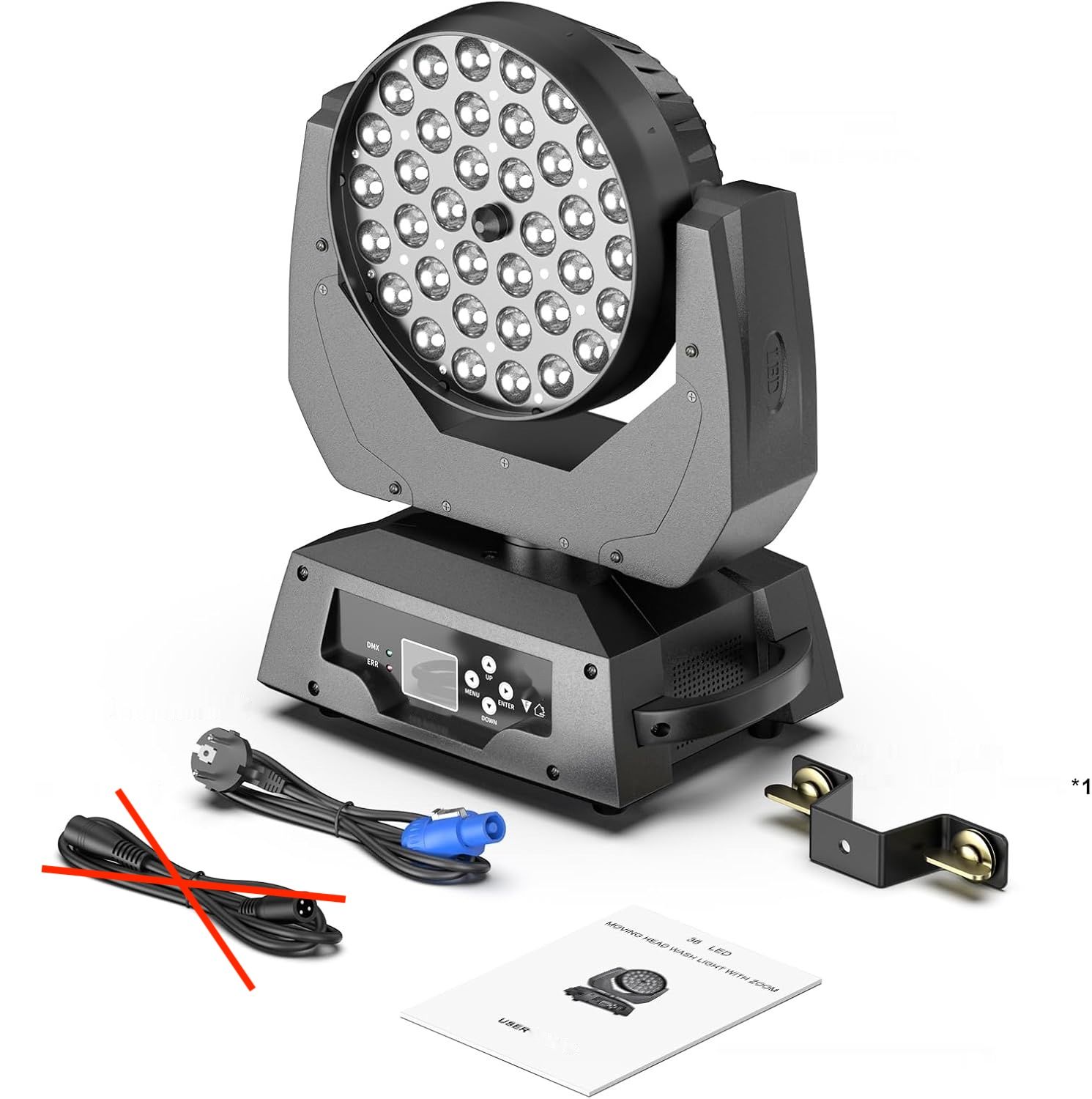 36 x 10W Profesjonalne oświetlenie sceniczne LED z obrotową głowicą