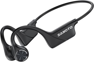 SANOTO Open Ear Słuchawki Bluetooth 5.3, Słuchawki przewodnictwa kostnego.