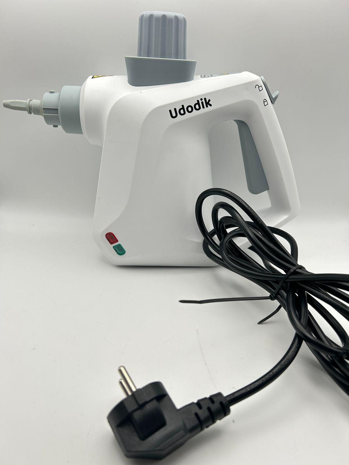 Przenośny parowy środek czyszczący z 10 akcesoriami (biały)