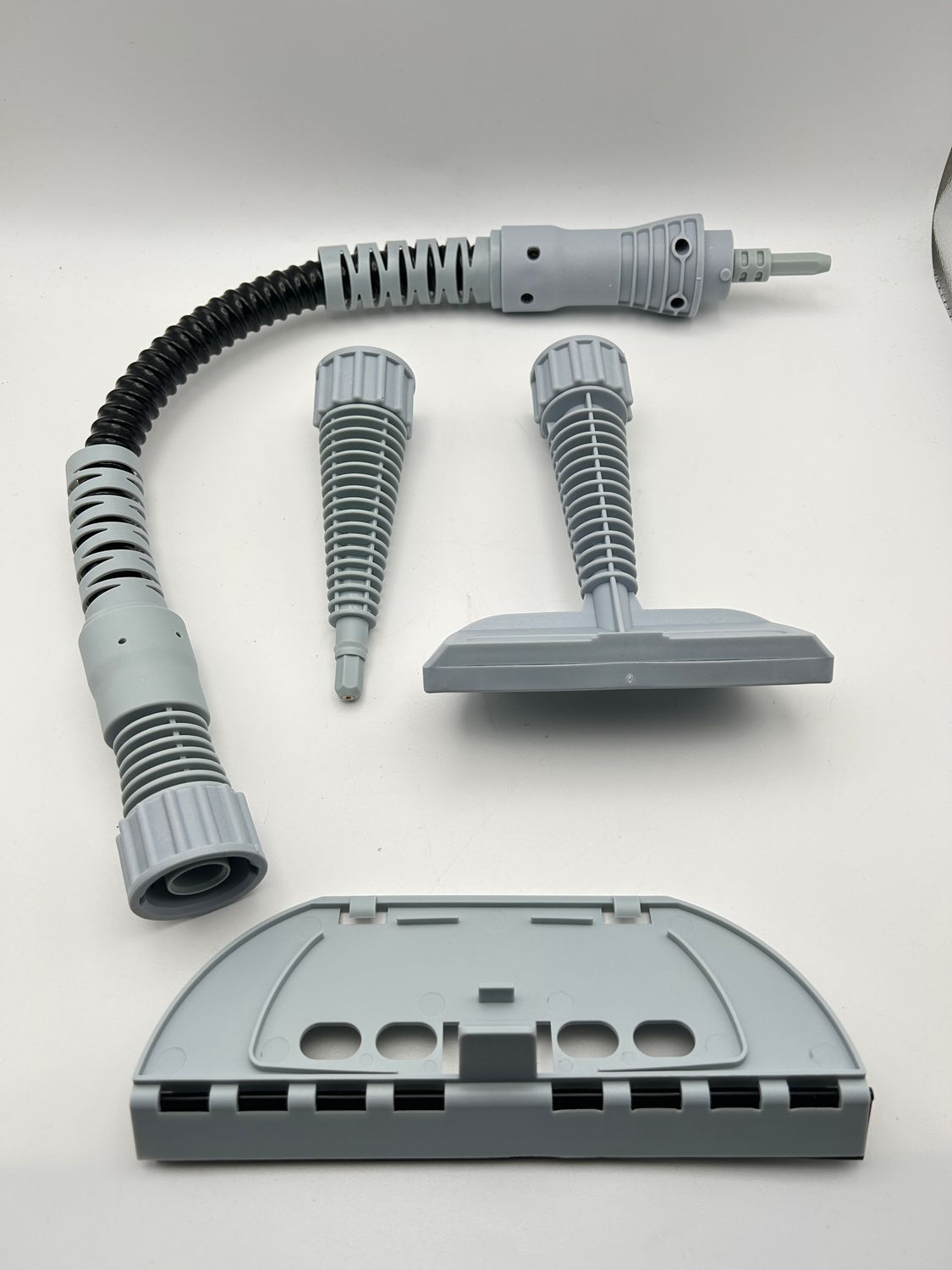 Przenośny parowy środek czyszczący z 10 akcesoriami (biały)