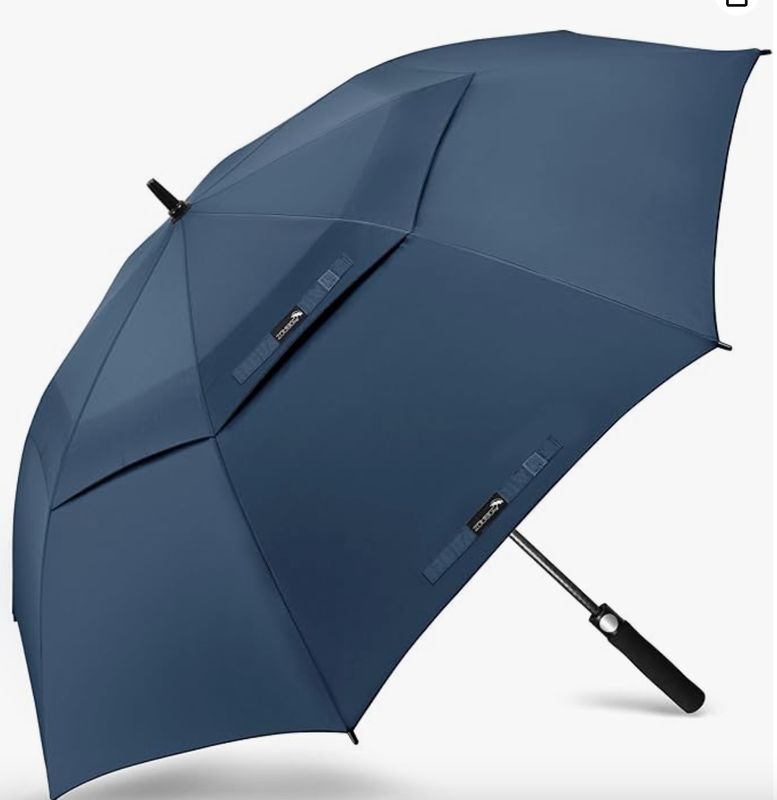 ZOMAKE Parasol golfowy 157 cm, duże wiatroszczelne parasole, automatycznie otwierany