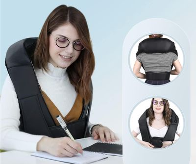 Maszyna do masażu szyi, pleców, lędźwi i nóg Z paskiem, sztuczna skóra PU