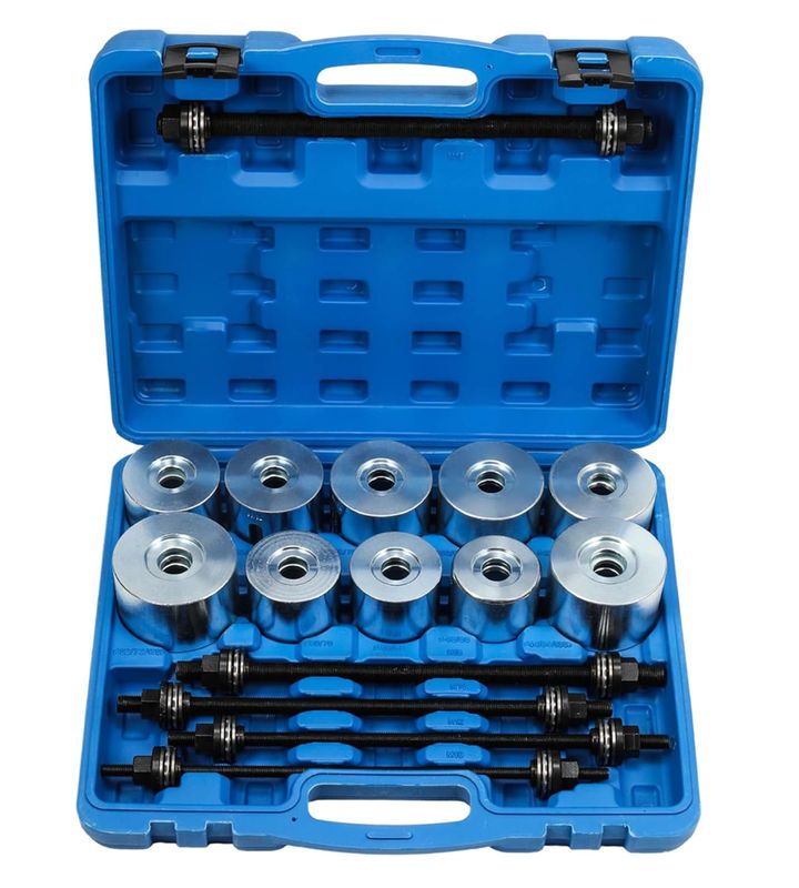 GEARMONSTER 27-częściowy zestaw do wyciągania łożysk z etui do przechowywania.