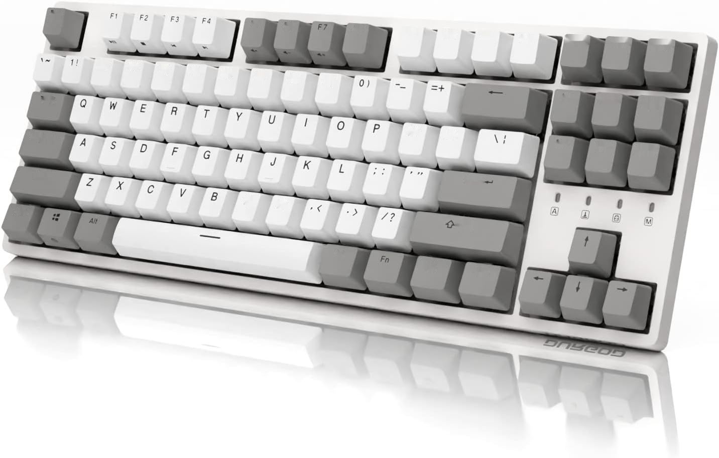 DURGOD Taurus K320 TKL – 88 klawiszy, PBT, USB-C, QWERTZ, Cherry Mx Black