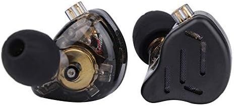 LINSOUL KZ Zax 1DD+7BA Hybrydowe Słuchawki HiFi z mikrofonem, czarne