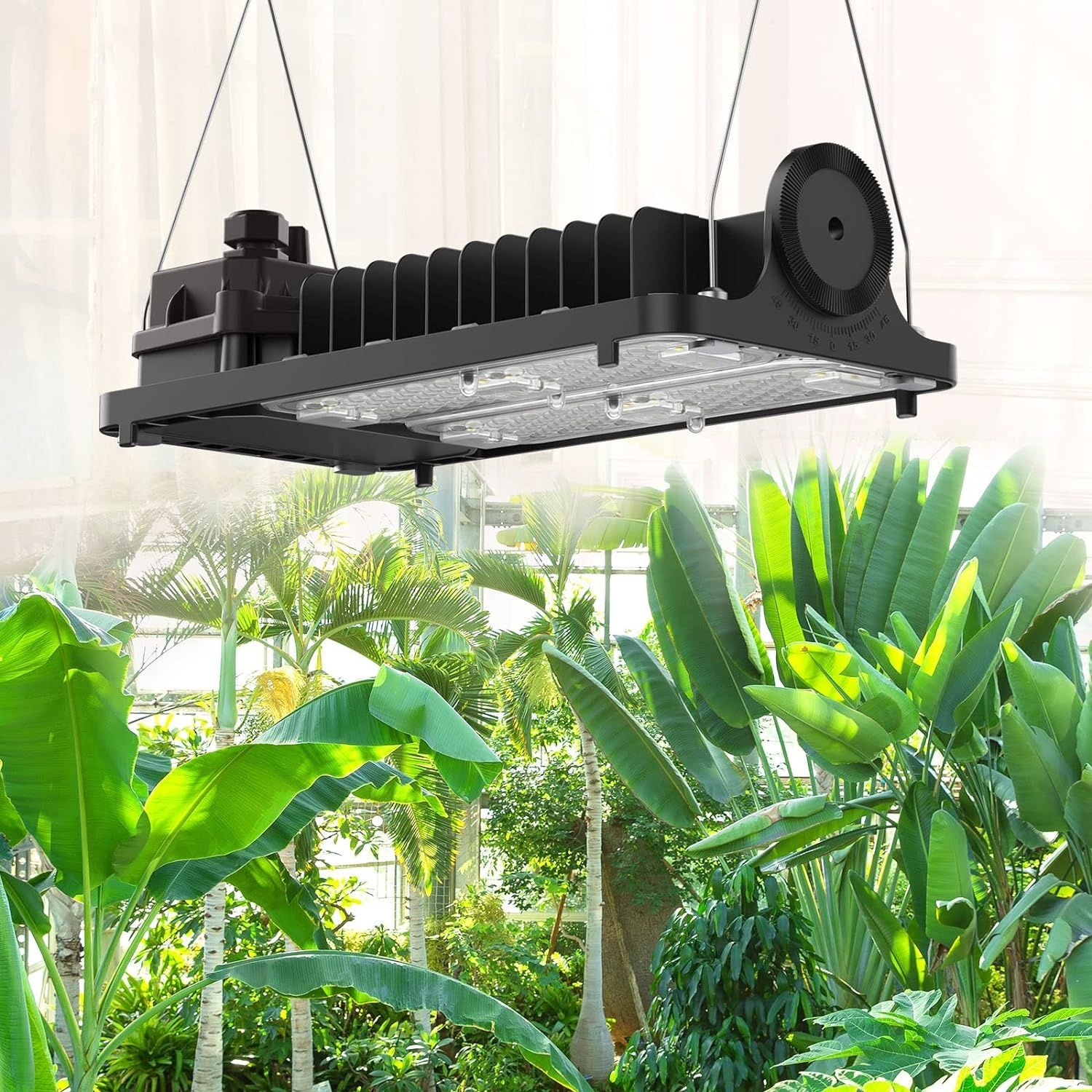SANSI Lampa LED 1000W, Pełne Spektrum, IP54, Energooszczędna 90%