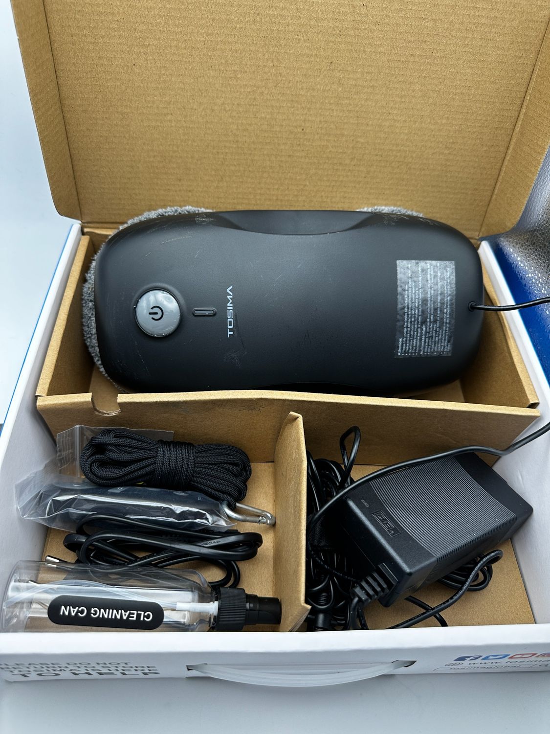 Tosima W2 Robot do Mycia Okien 3800PA, Elektryczny Czyściciel Okien
