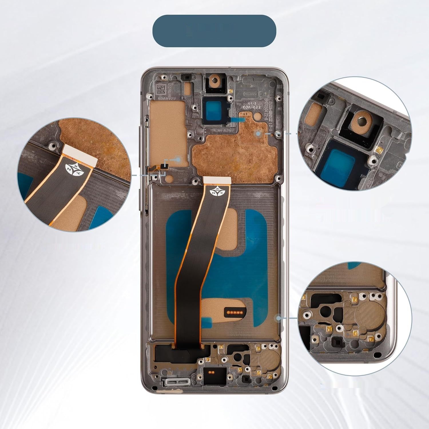 E-YIIVIIL zamiennik wyświetlacza TFT Samsung Galaxy S20 SM-G980 6,2" LCD
