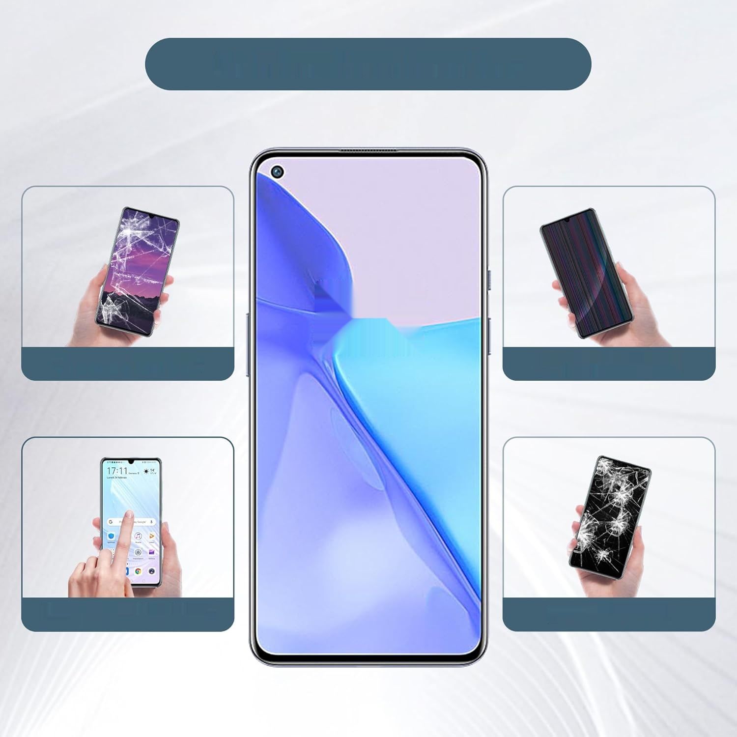 E-YIIVIIL zamiennik wyświetlacza TFT do OnePlus 9 LE2113, LE2111, LE2110.