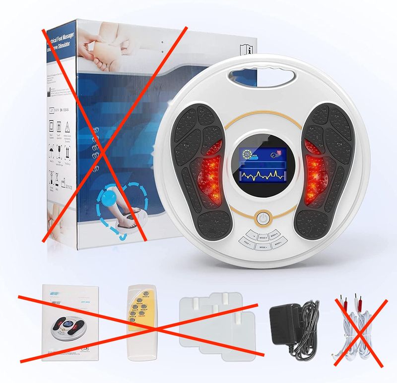 OSITO Medic Stymulator Krążenia Krwi: EMS Masażer Stóp, łagodzi ból.