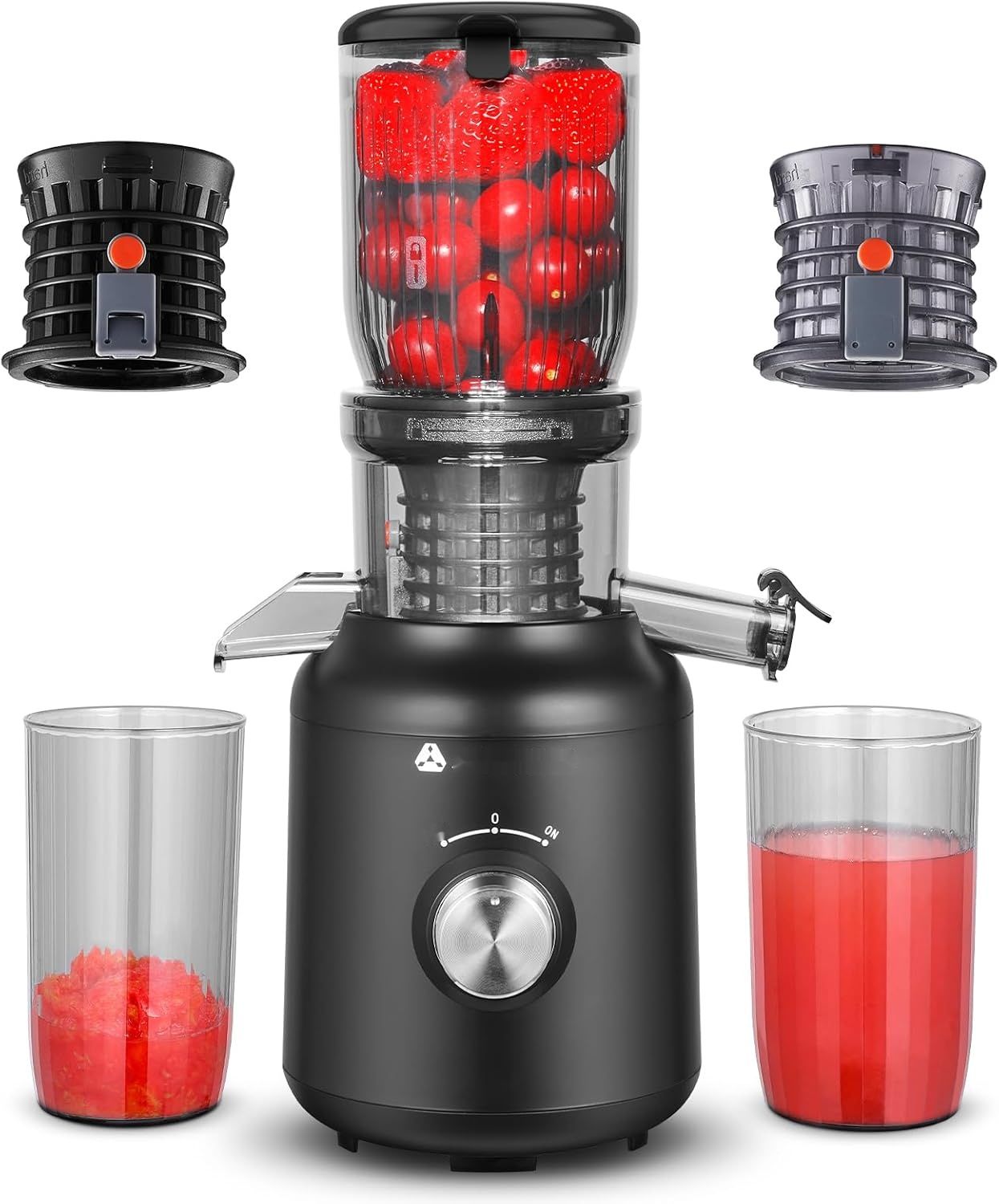 AOBOSI 250W Sokowirówka o średnicy 103MM, 1.2L, czarna.