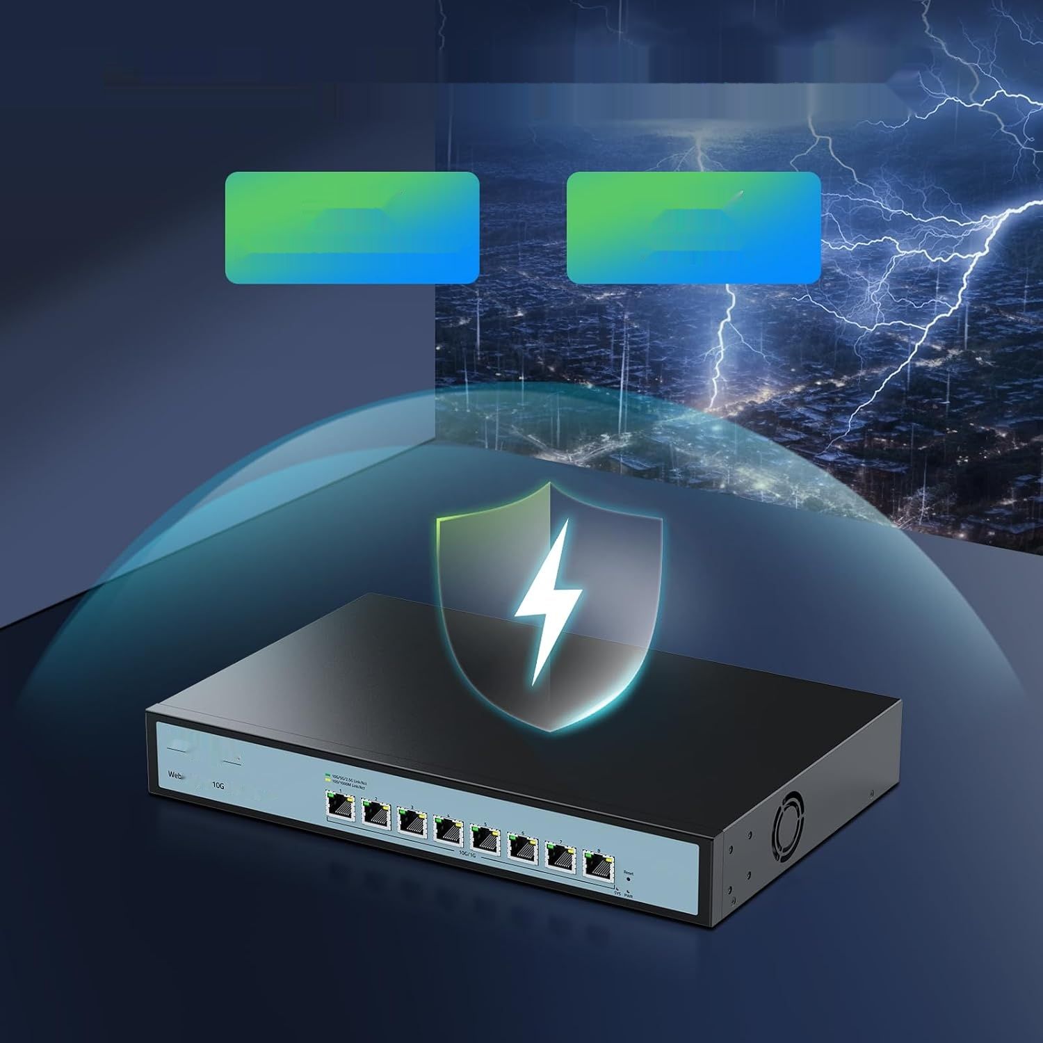 SODOLA 8-portowy przełącznik 10Gbit Easy Web Managed Switch