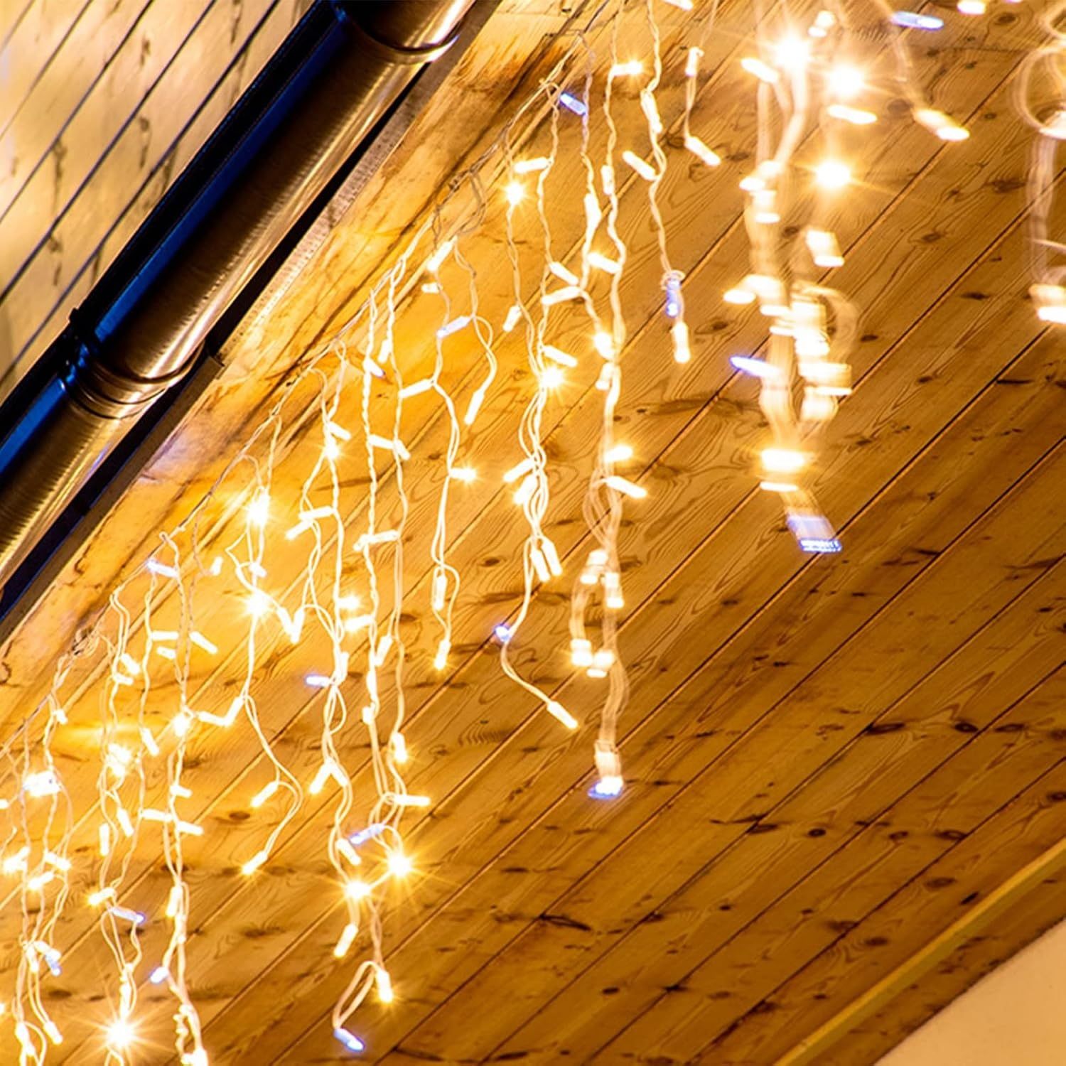 Świetlna Dekoracja LED na Święta 20 m 880 LED Icicle z Timerem