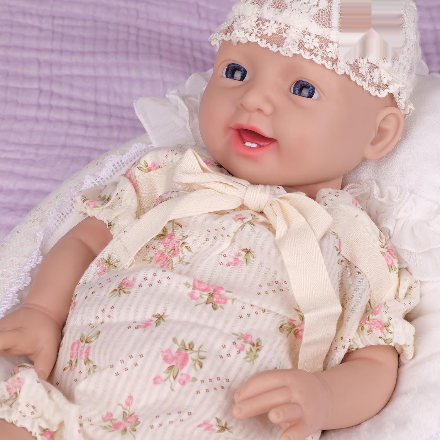 IVITA pełnowymiarowa silikonowa lalka reborn, realistyczna lalka.
