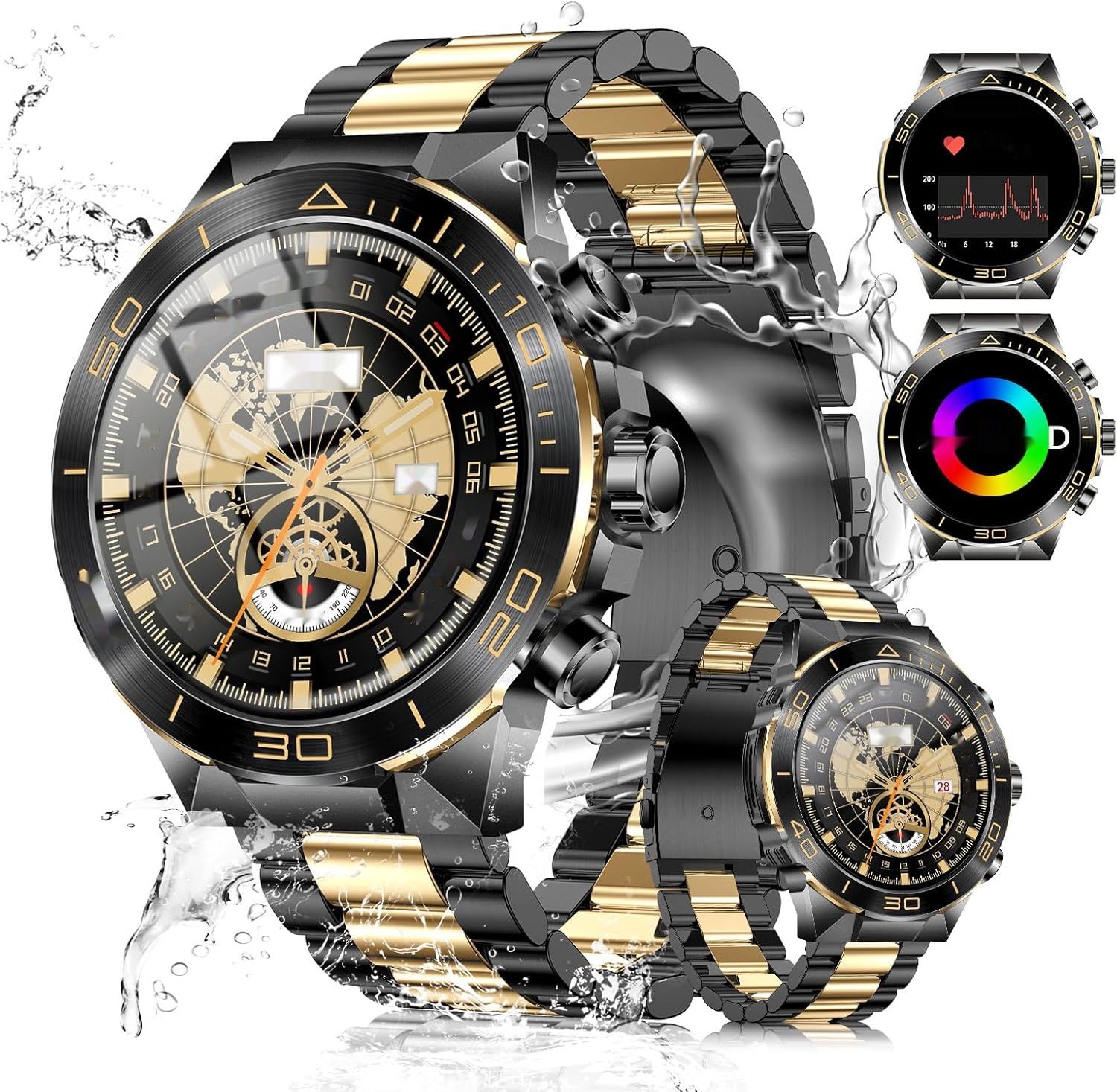 Smartwatch MiracDan 1.43'' AMOLED, IP68, 107+ Dyscyplin Fitness