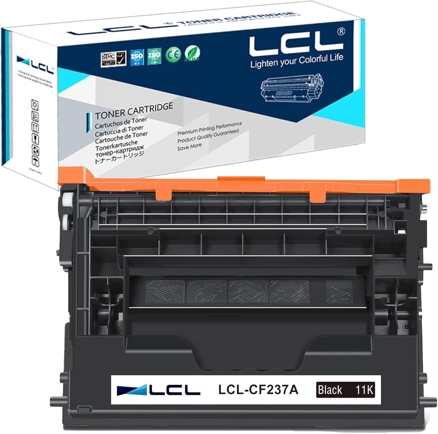 LCL Toner Cartridge Kompatybilny 37A CF237A 11000 Stron (1 Czarny)
