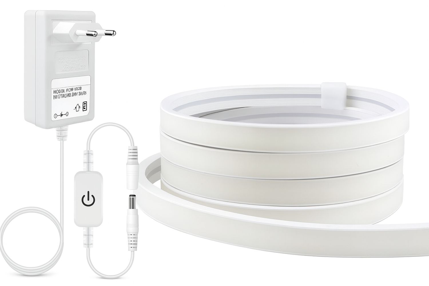 CHNMALITAI 24 V Neonowa Taśma LED Biała 5 m 1600 LED 6500 K
