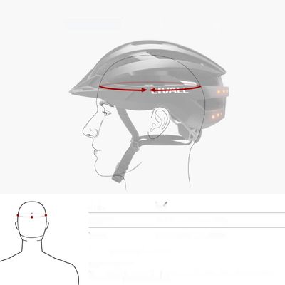 LIVALL Inteligentny Kask Rowerowy z Tylnym Światłem LED