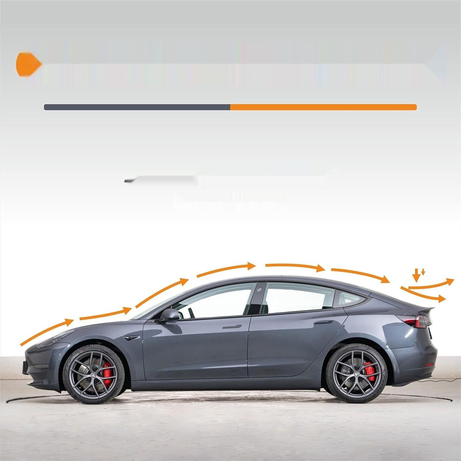 BONRYAN Spoiler Tylny Matowy do Tesli Model Y 2020-2022