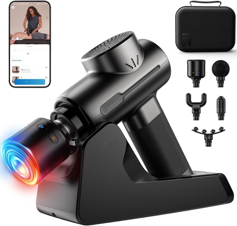 RENPHO Pistolet do masażu Active+ Thermacool Deluxe