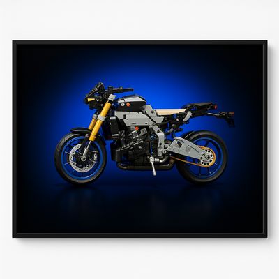 Welkin DC Uchwyt ścienny do wyświetlacza dla Lego 42159 Technic Yamaha MT-10 SP