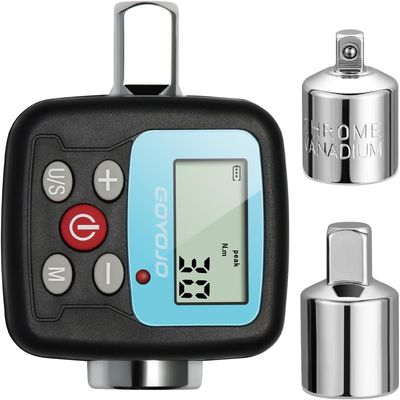 GOYOJO Zestaw cyfrowych kluczy dynamometrycznych с adapterami 1/2" 1/4" 3/8"