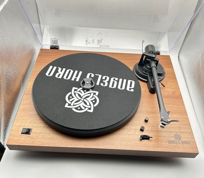 Uszkodzony Gramofon AT-3600L, Bluetooth, 33/45 obr./min, Drewniany