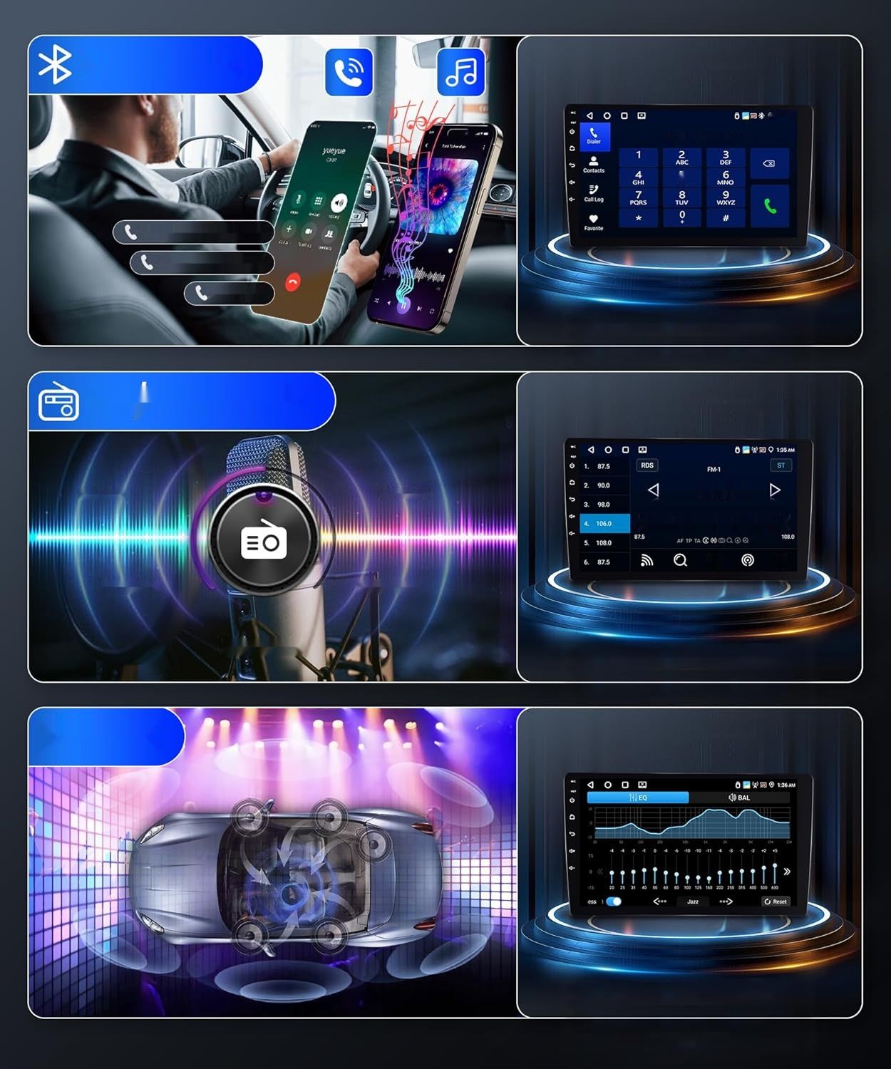 2G+64G Bezprzewodowy Carplay Android 13 Radio Samochodowe do Mercedes Benz
