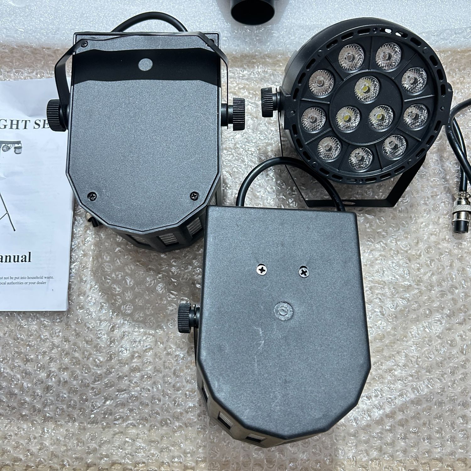 GdjRttk 60W reflektor Derby + RGBW LED par, światło DMX-3/6/15CH