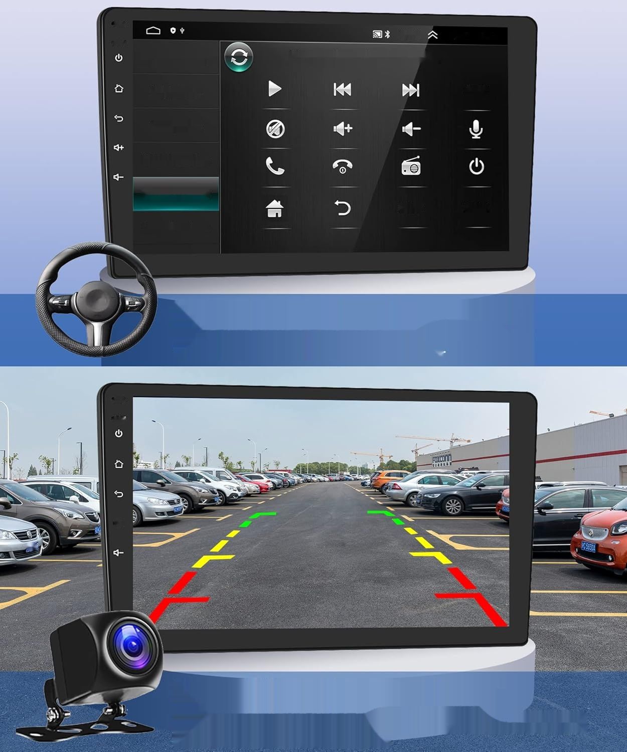 Rimoody Autoradio 2 Din z GPS Navi dla Toyota Avensis 2002-2008