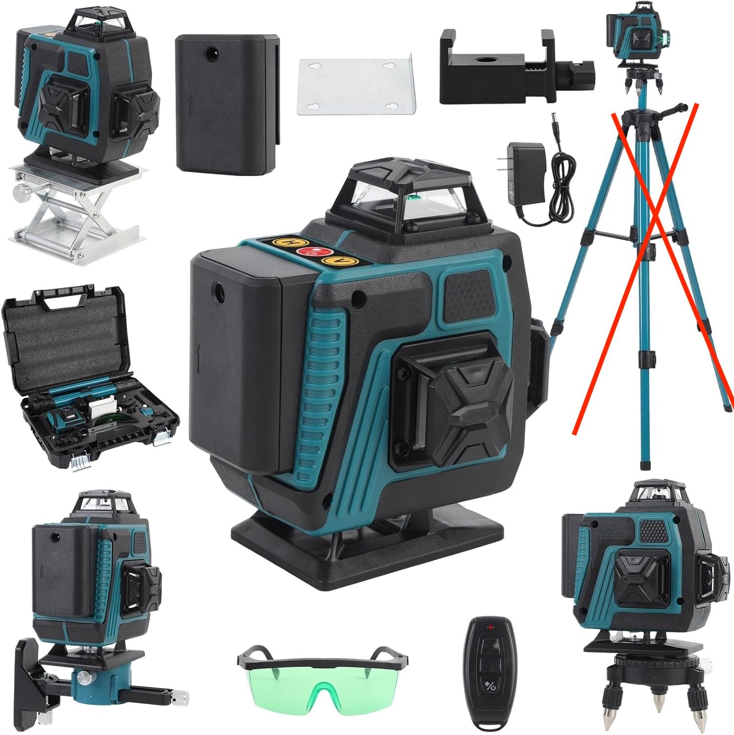 Mulcort 4D Laserowy Poziomica Laserowa