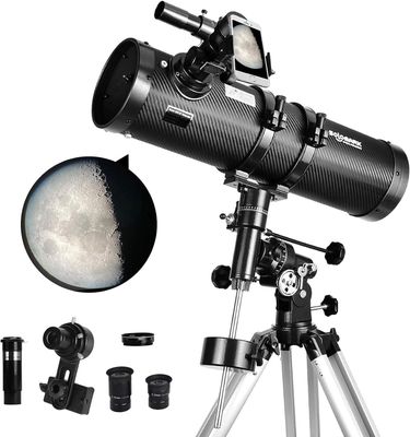 Teleskop 130EQ Newton Reflektor dla Dorosłych z Adapterem do Smartfona