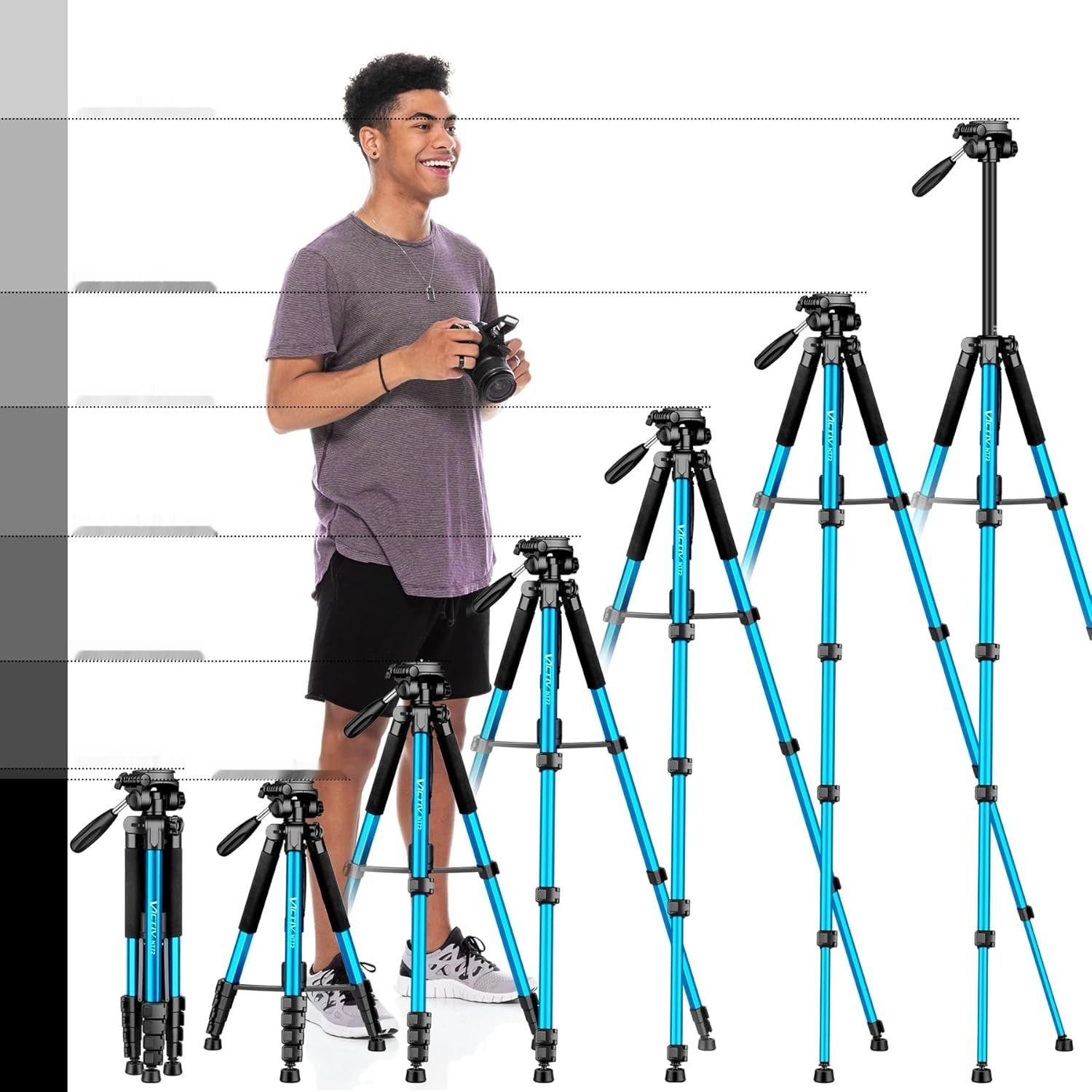 Victiv 182 cm statyw aluminiowy monopod T72