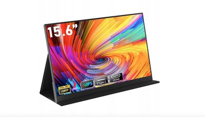 Przenośny monitor HONGO 15,6" 1920x1080 USB-C HDMI wbudowane głośniki