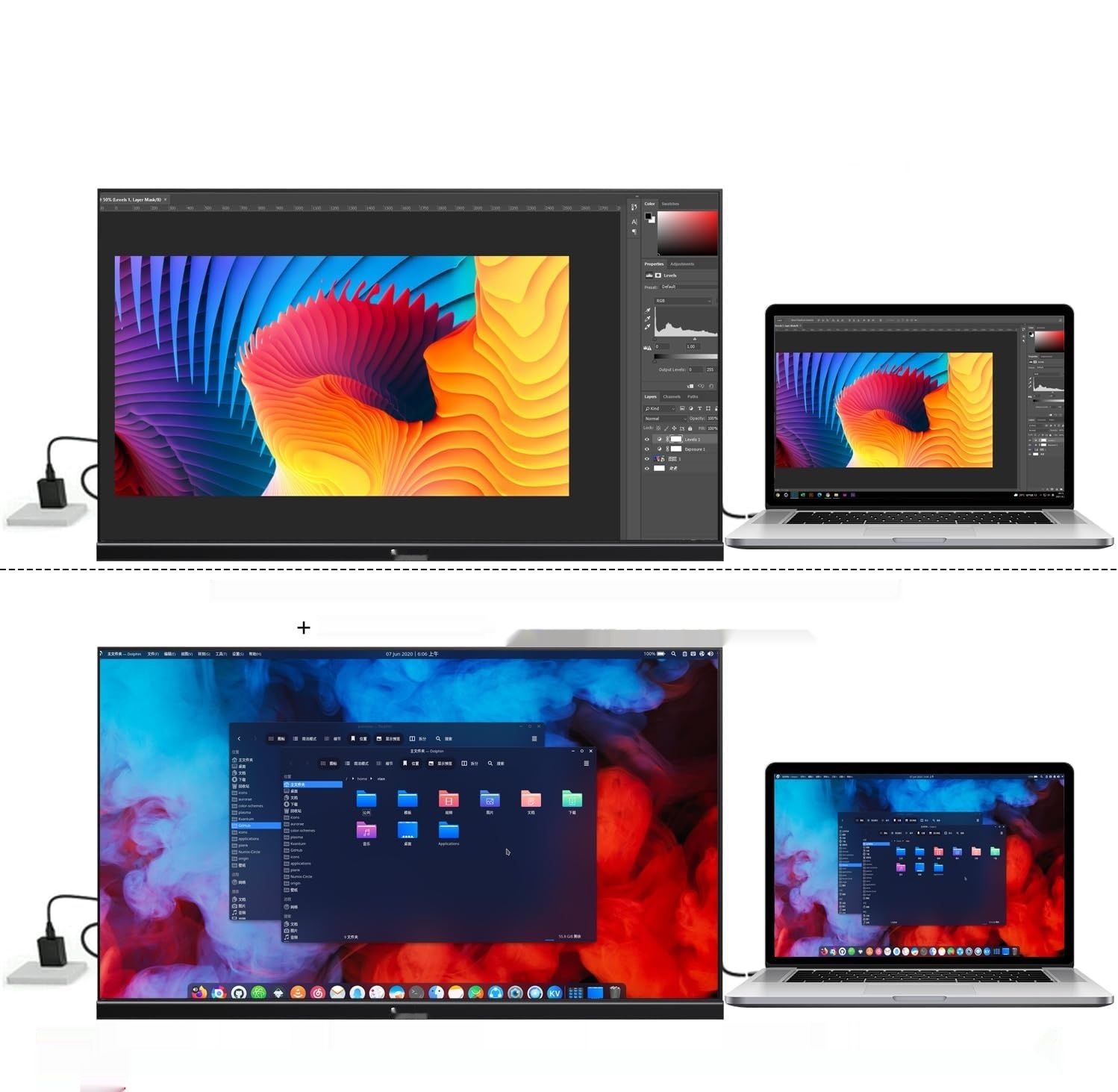 Prechen HD-238 – 23,8" przenośny monitor dotykowy