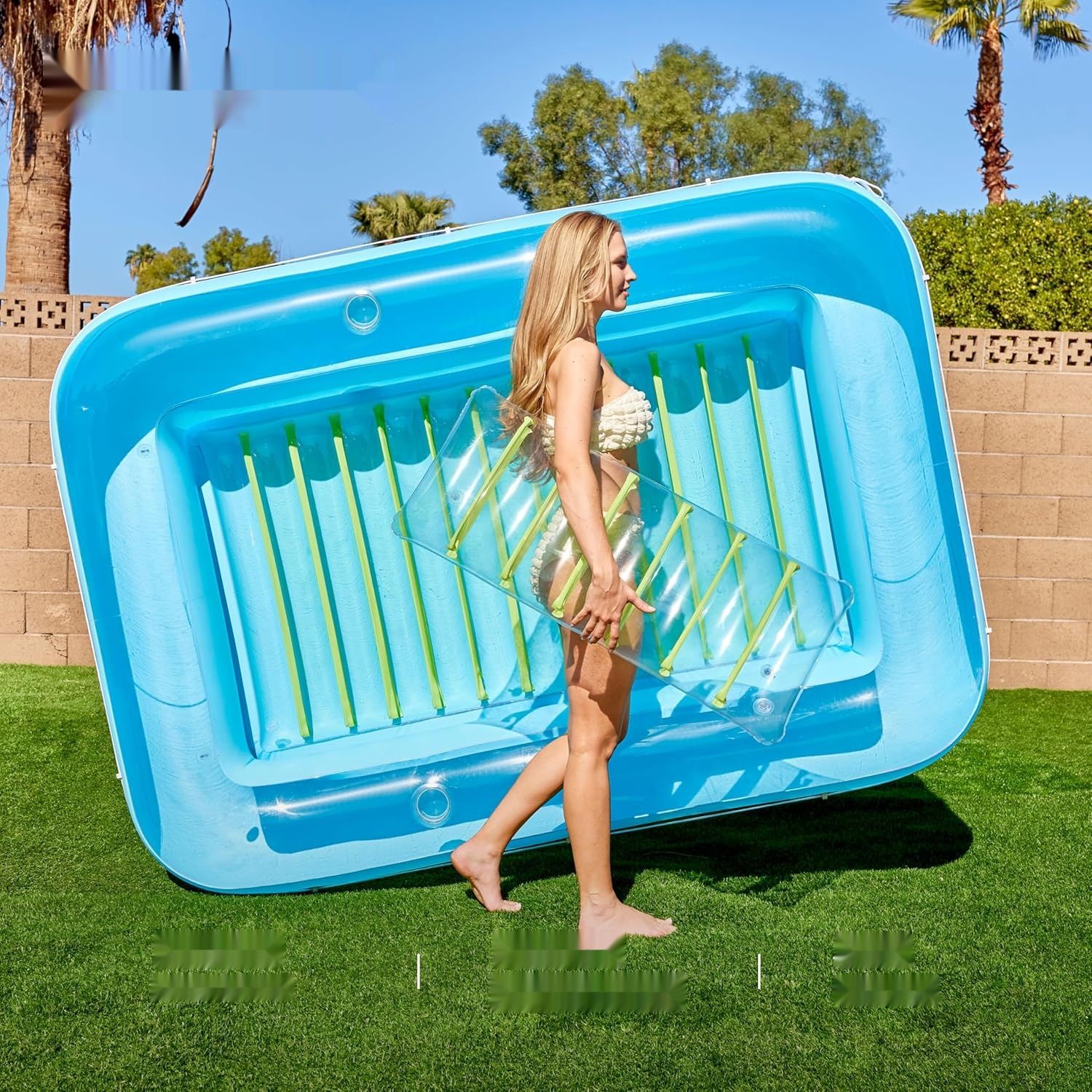 Sloosh Nadmuchiwana flota do opalania, 216 x 145 cm, bardzo duża