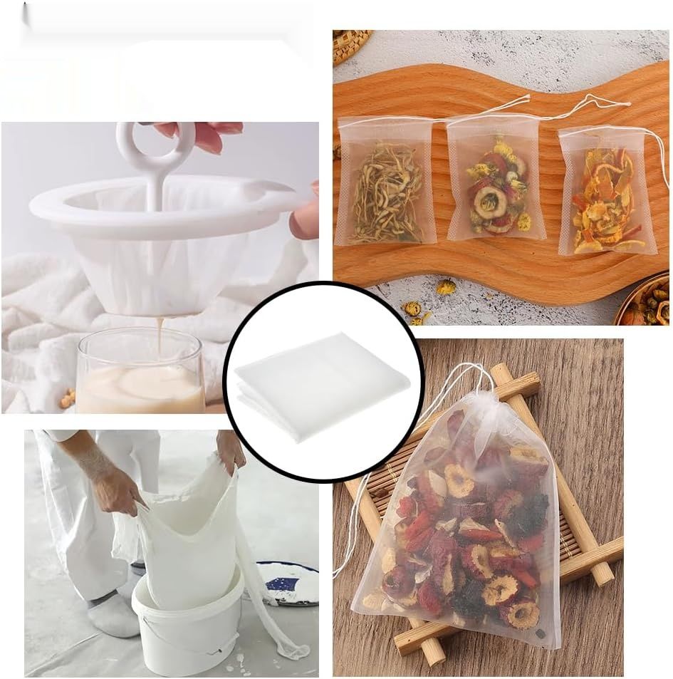 BENECREAT 2 x 1 m drobnoziarnista tkanina nylonowa z siatką filtracyjn