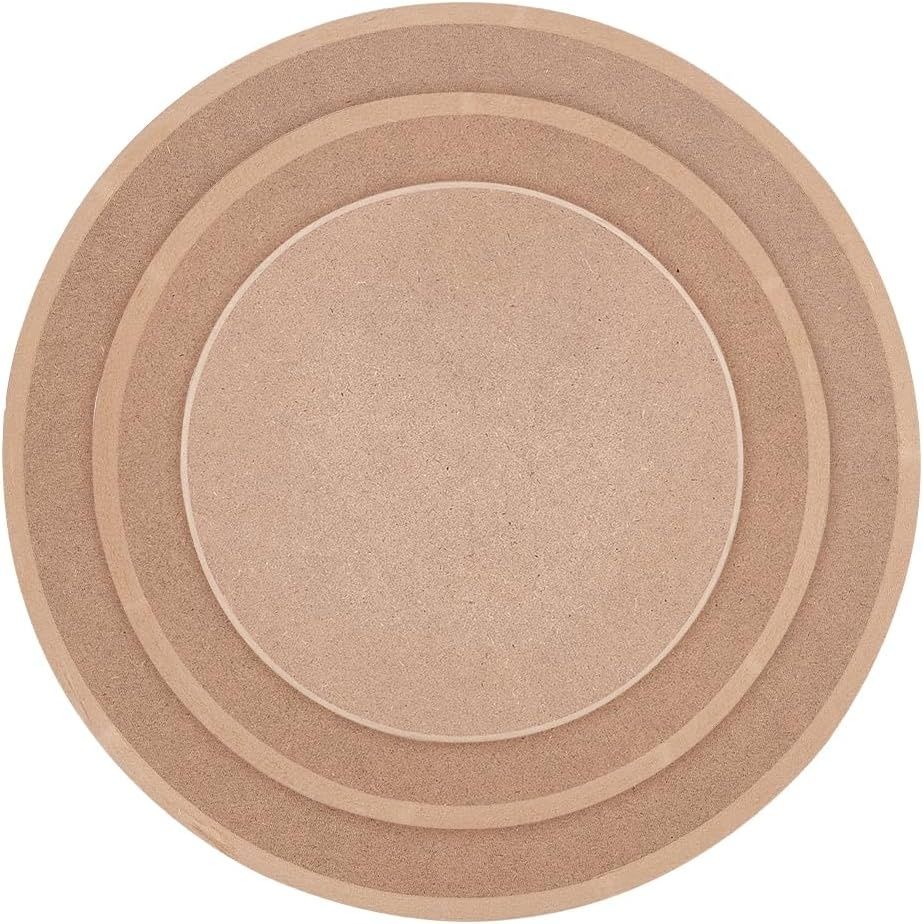 BENECREAT Zestaw 3 okrągłych form garncarskich