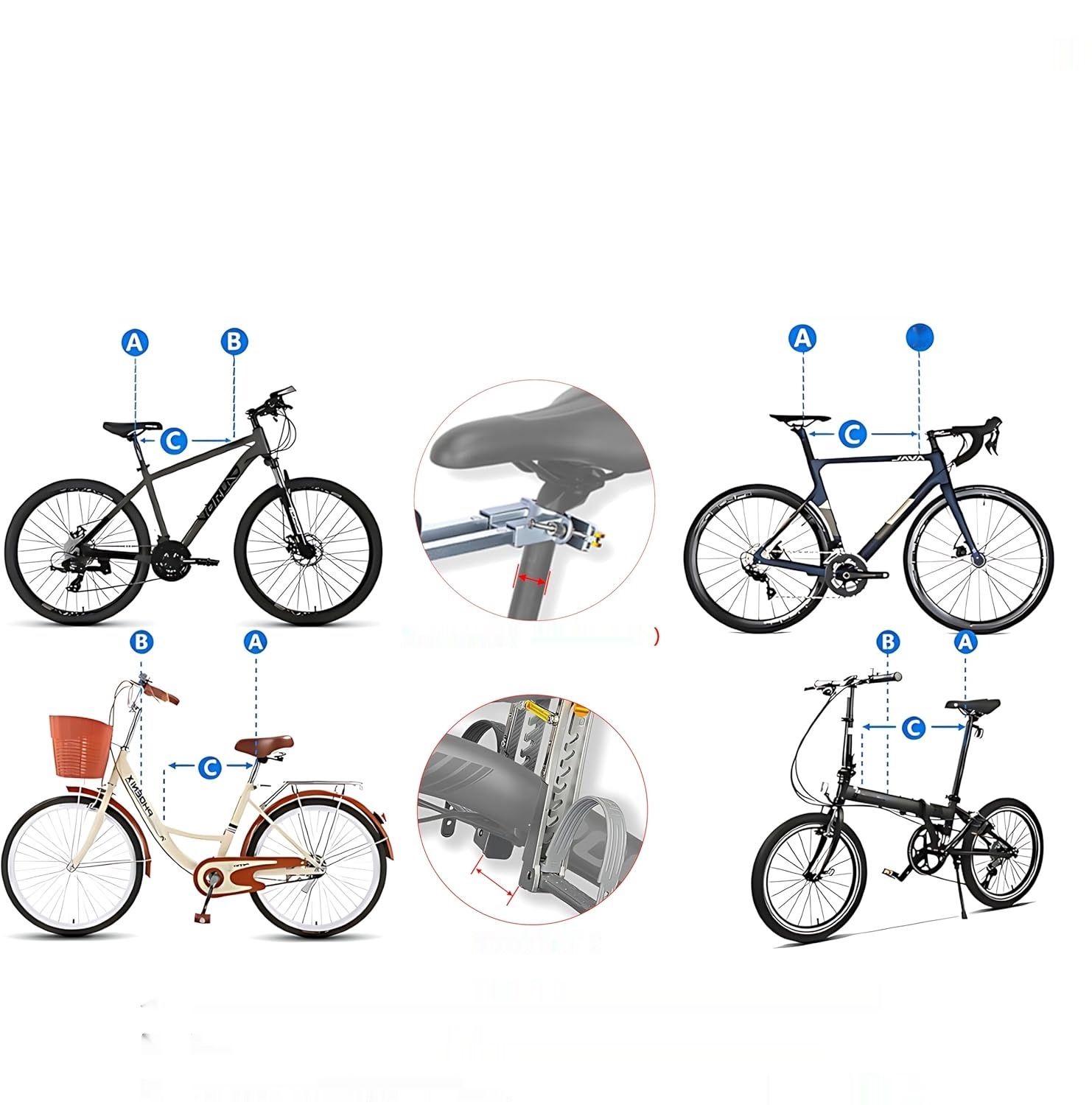 Przedni fotelik rowerowy UrRider dla dzieci 2–6 lat – składany, ultralekki, beznarzędziowy